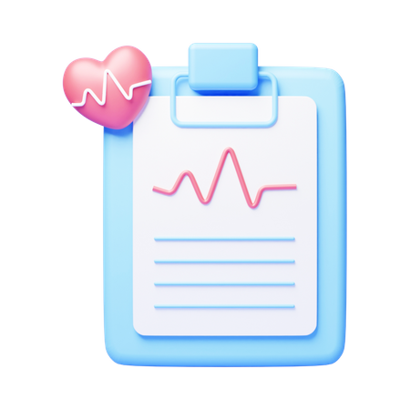 Health Report  3D Icon