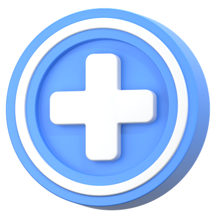 Health symbol  3D Icon