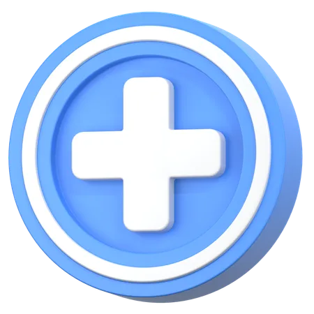 Health symbol  3D Icon