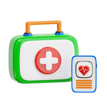 Healthcare App  3D Icon