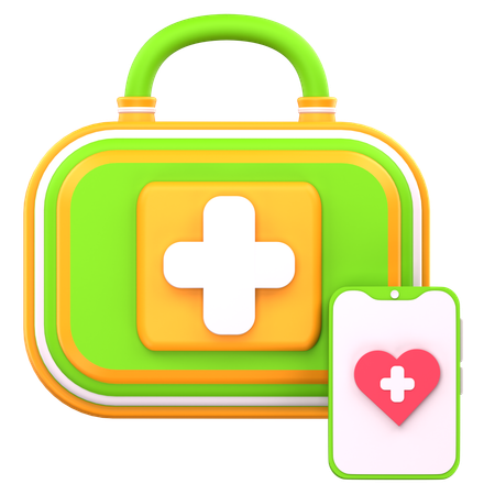 Healthcare app  3D Icon