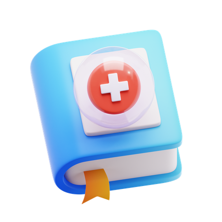 Healthcare book  3D Icon