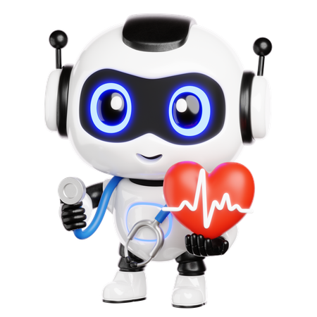Healthcare Bot  3D Icon