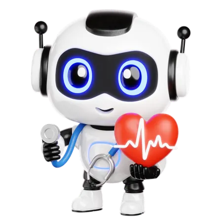Healthcare Bot  3D Icon