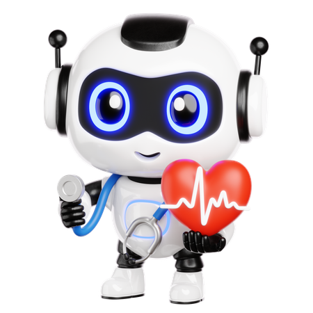 Healthcare Bot  3D Icon