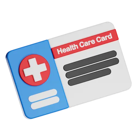 Healthcare card  3D Icon