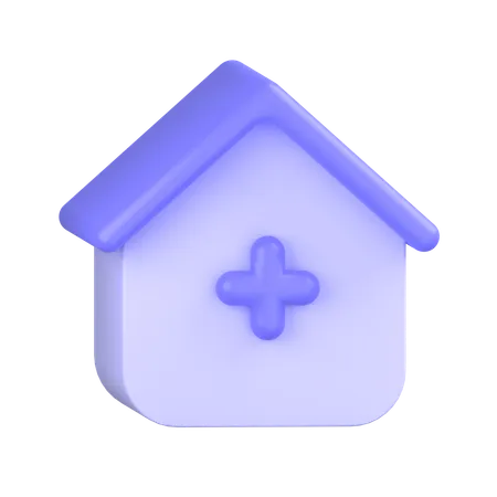 Healthcare Center  3D Icon