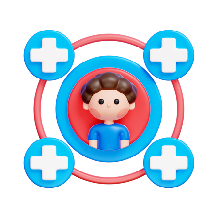 Healthcare Coordination  3D Icon