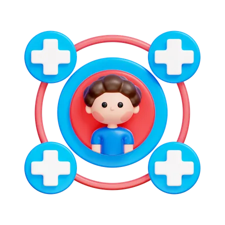 Healthcare Coordination  3D Icon