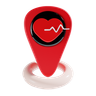 healthcare location emoji 3d
