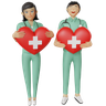 healthcare 3d logos