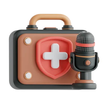 Healthcare Podcast  3D Icon