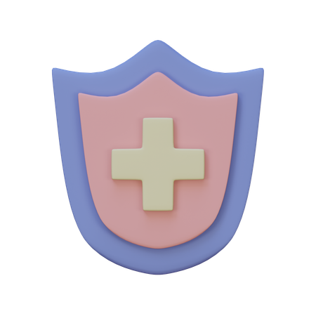 Healthcare Shield  3D Icon