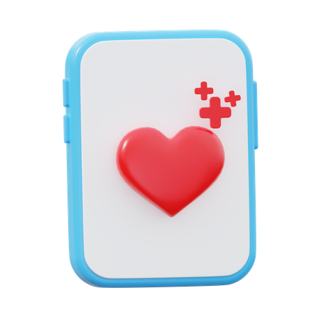 Healthy App  3D Icon