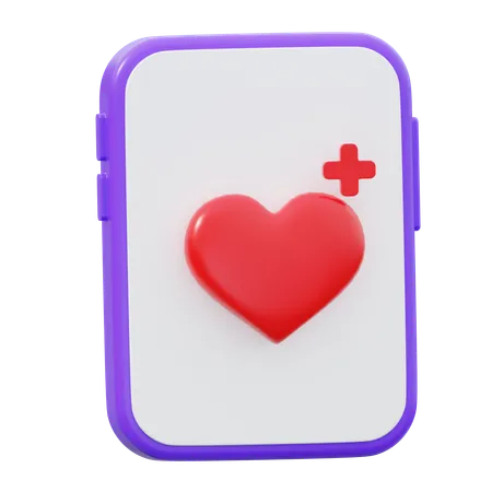 Healthy App  3D Icon