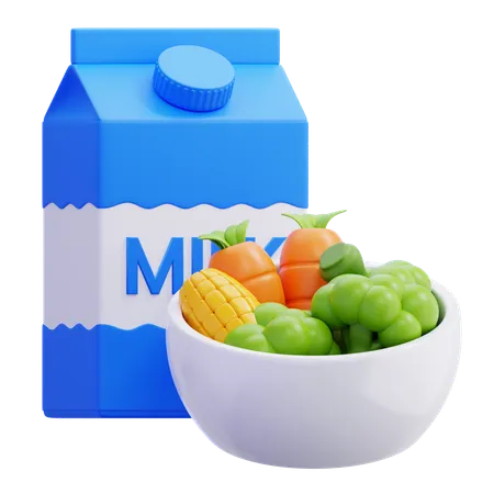 健康食品  3D Icon