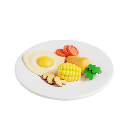 Healthy Food  3D Icon