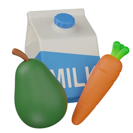 Healthy food  3D Icon