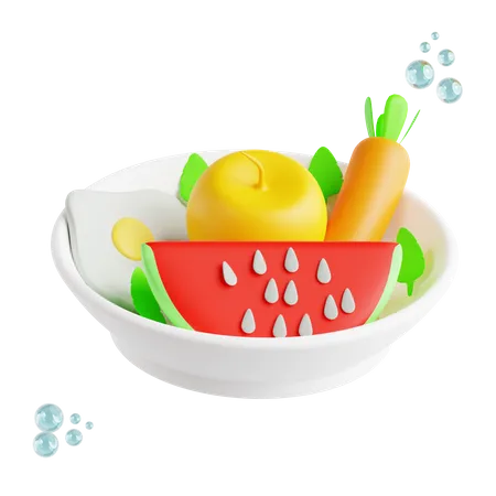 Healthy Food  3D Icon