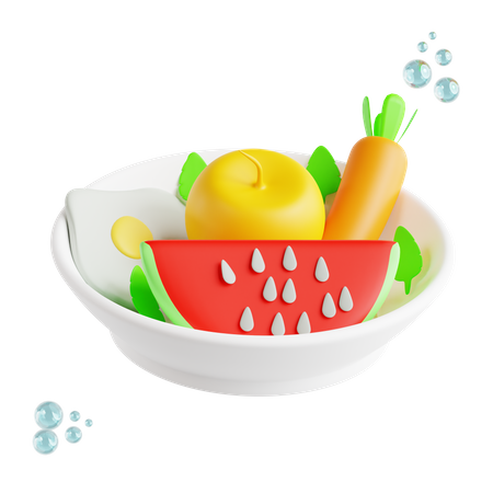 Healthy Food  3D Icon