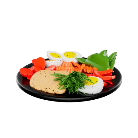 Healthy Food  3D Icon