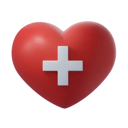 Healthy Heart  3D Icon