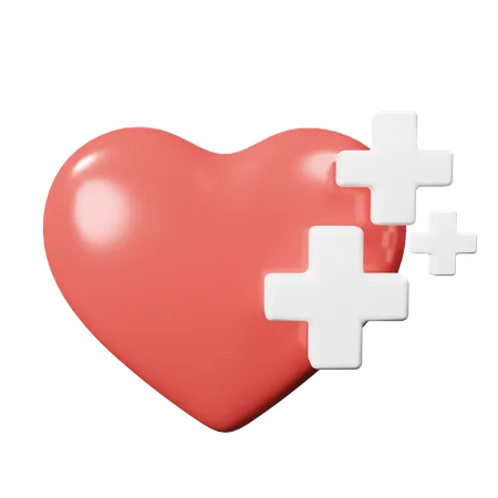 Healthy Heart  3D Icon