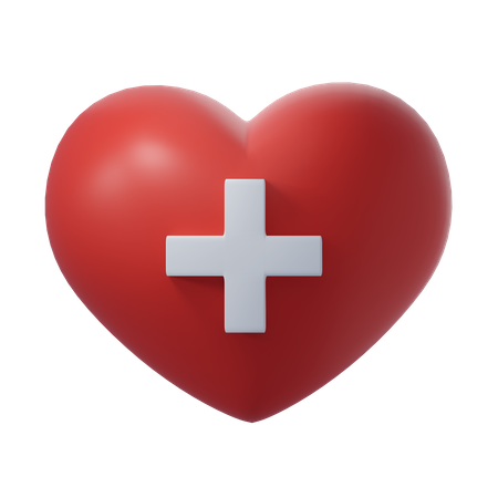 Healthy Heart  3D Icon