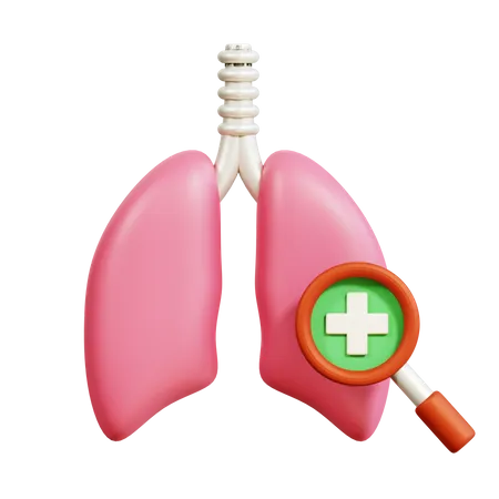 Healthy Lungs  3D Icon