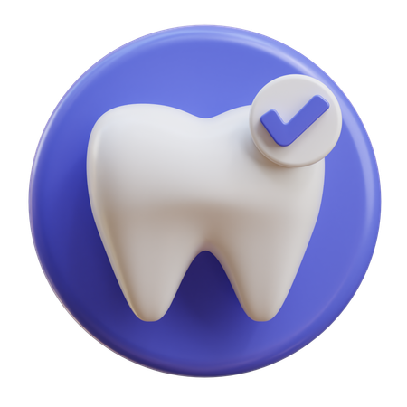 Healthy Tooth  3D Icon