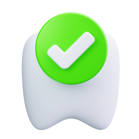 Healthy Tooth  3D Icon