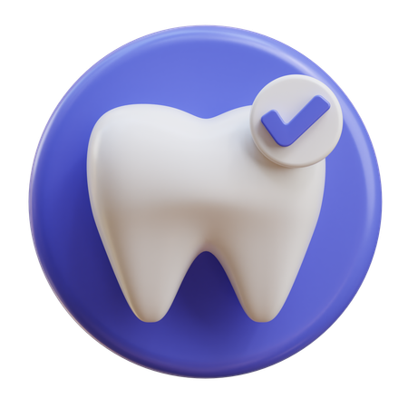 Healthy Tooth  3D Icon