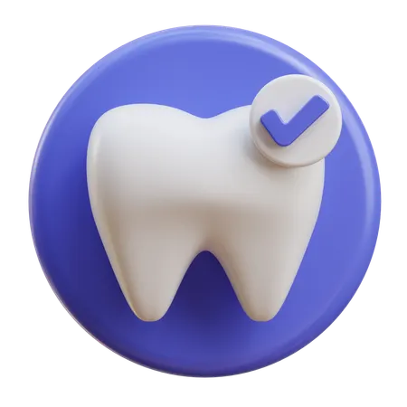 Healthy Tooth  3D Icon