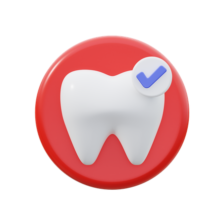 Healthy Tooth  3D Icon