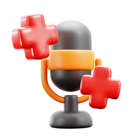 Healty Podcast  3D Icon