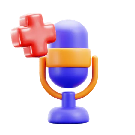 Healty Podcast  3D Icon