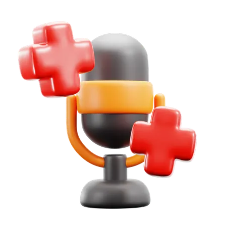 Healty Podcast  3D Icon