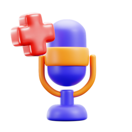 Healty Podcast  3D Icon