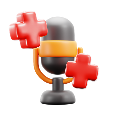 Healty Podcast  3D Icon