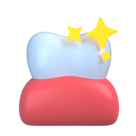 健康な歯  3D Icon