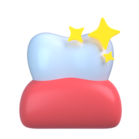 Healty Tooth  3D Icon