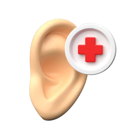 Hearing  3D Icon