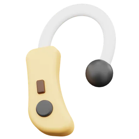 Hearing Aid  3D Icon