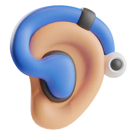 Hearing Aids Device 3D Icon