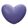black heart 3d logo