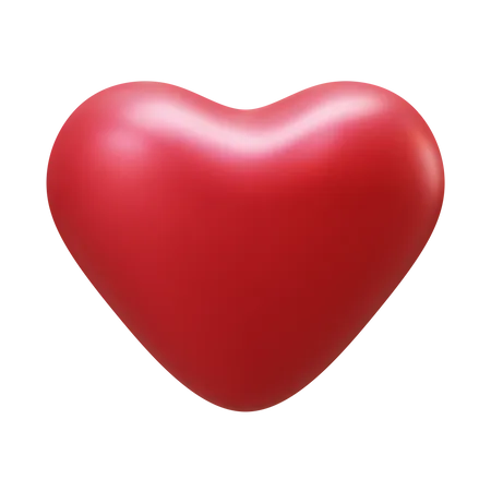 Valentine Heart 3 D Render Element 3D Icon