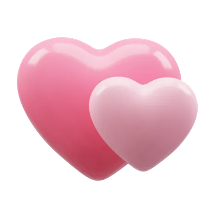 Valentines Day Love And Heart 3D Icon