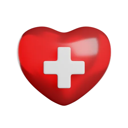 Heart Medical Care 3D Icon