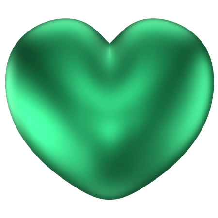 Heart Abstract Shape  3D Icon