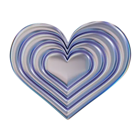 Heart Abstract Shape  3D Icon